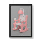 Electric Chair Print Framed (Rendered)