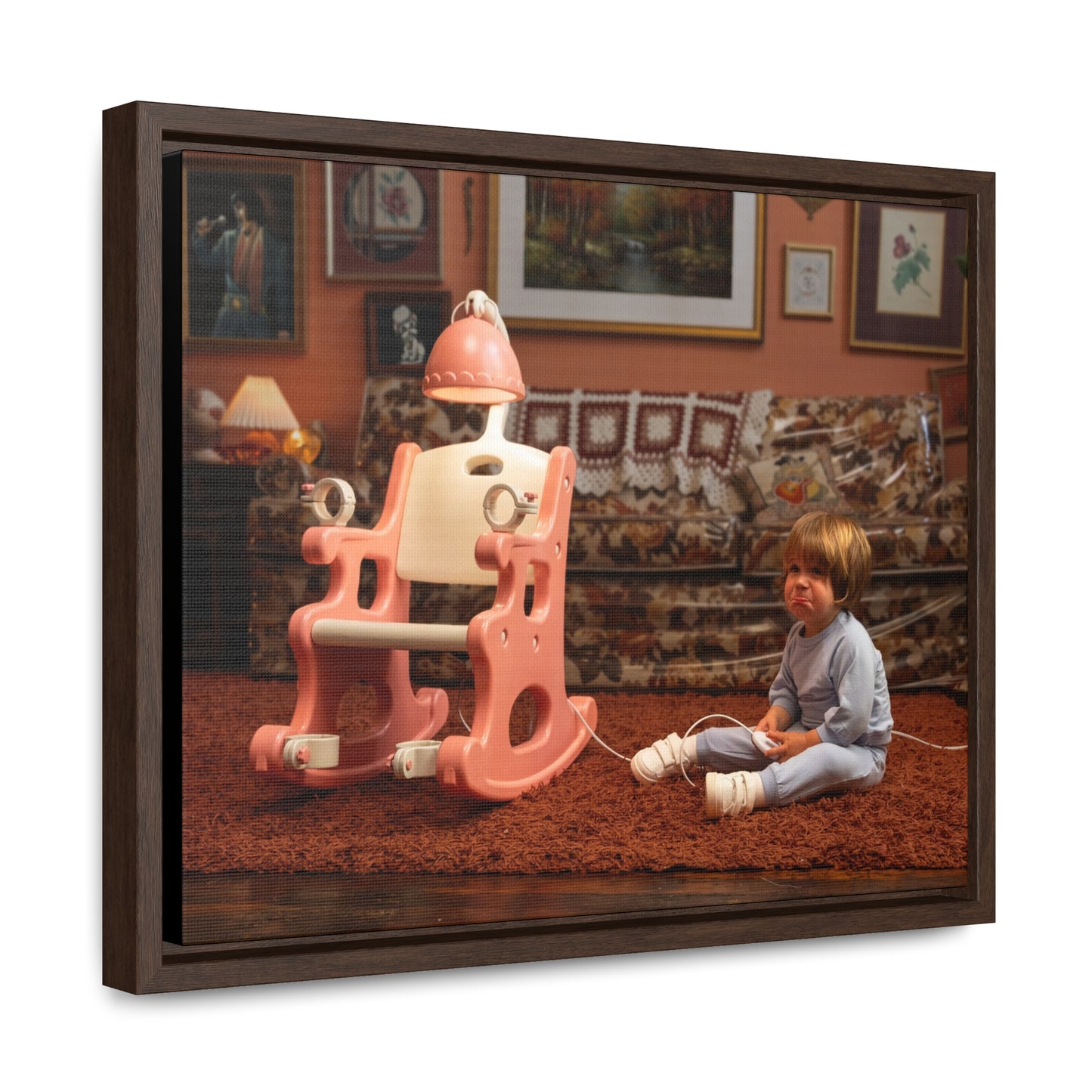 Electric Chair "Timeout"- Framed Gallery Canvas Wrap