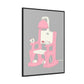 Electric Chair Illustrated Gallery Wrap (Grey)