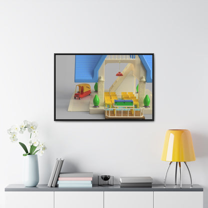 Funderal Home Canvas Gallery Wrap Framed