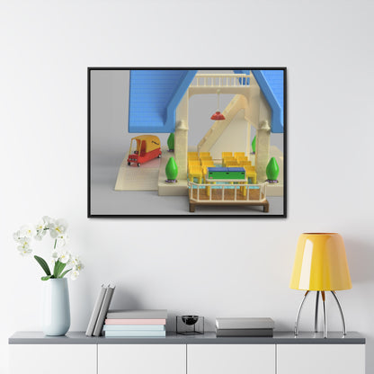 Funderal Home Canvas Gallery Wrap Framed