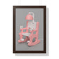 Electric Chair Print Framed (Rendered)