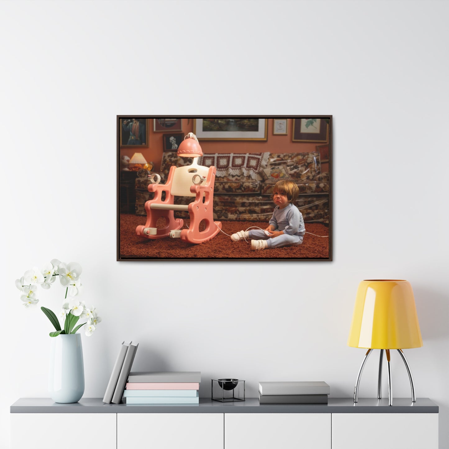 Electric Chair "Timeout"- Framed Gallery Canvas Wrap