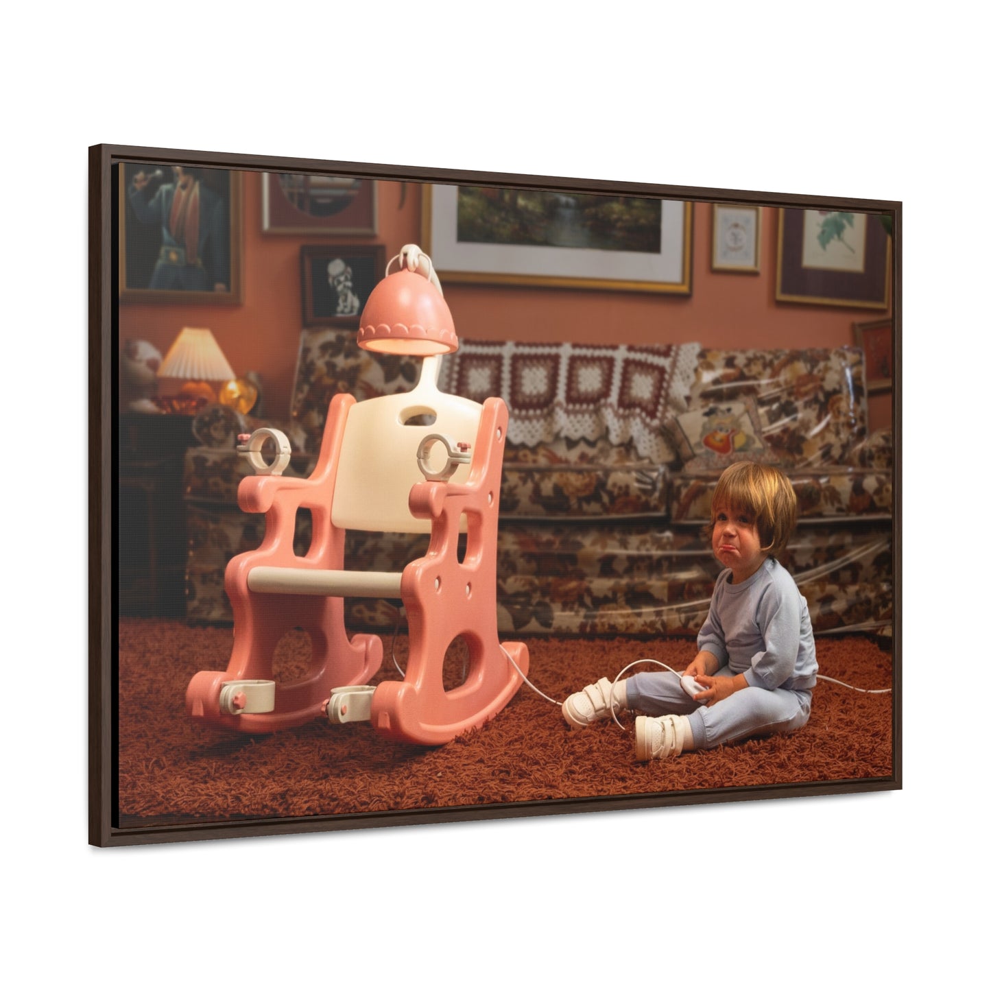 Electric Chair "Timeout"- Framed Gallery Canvas Wrap