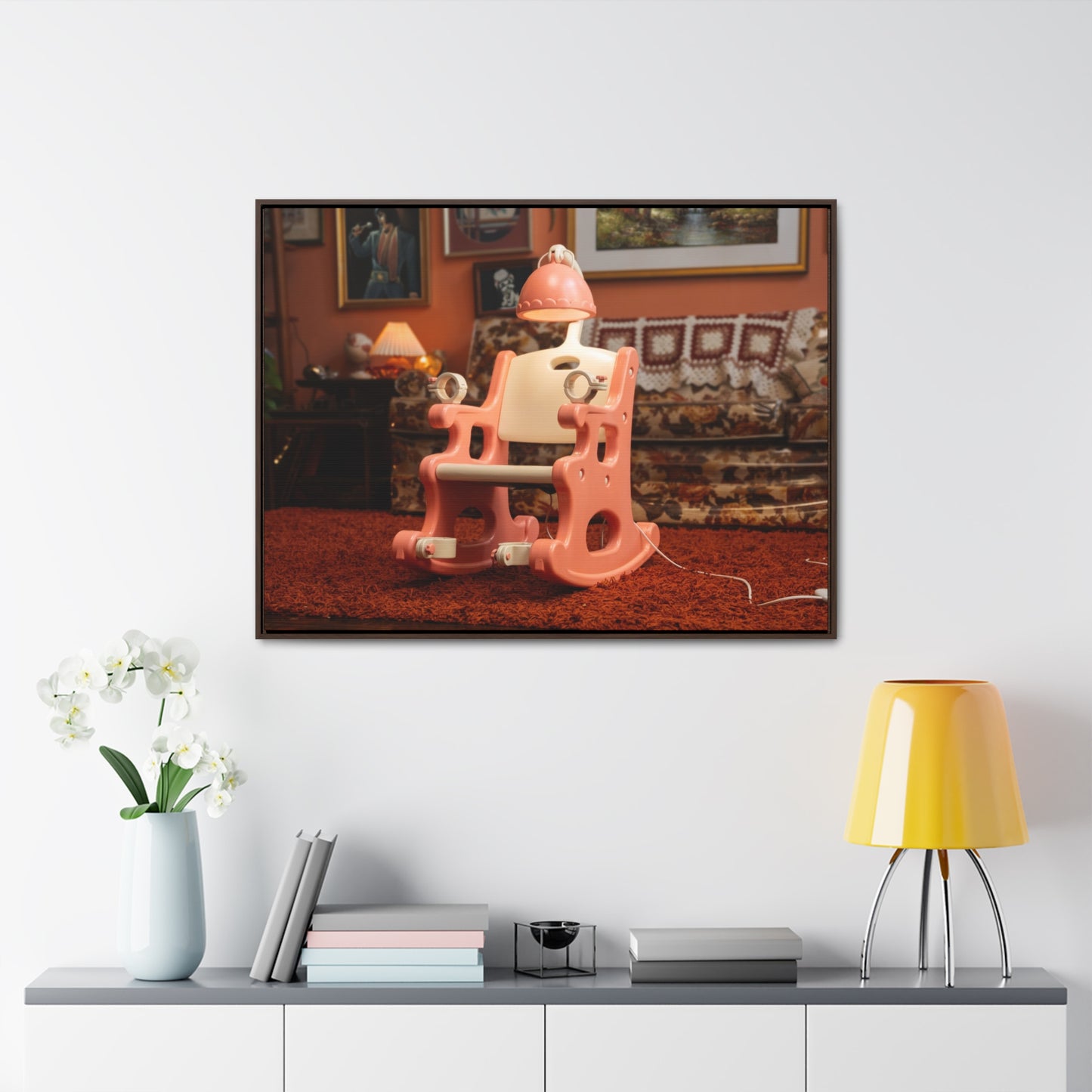 Electric Chair- Framed Gallery Canvas Wrap