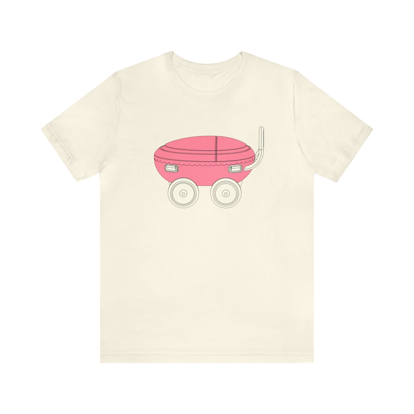 Camiseta rosa ataúd